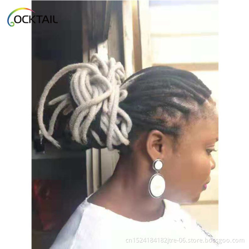 Free sample Japanese fiber new design comfortable wearing handmade dreadlocks crochet braid